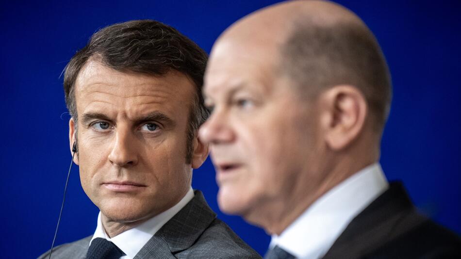 Kanzler Scholz empfängt Macron und Tusk