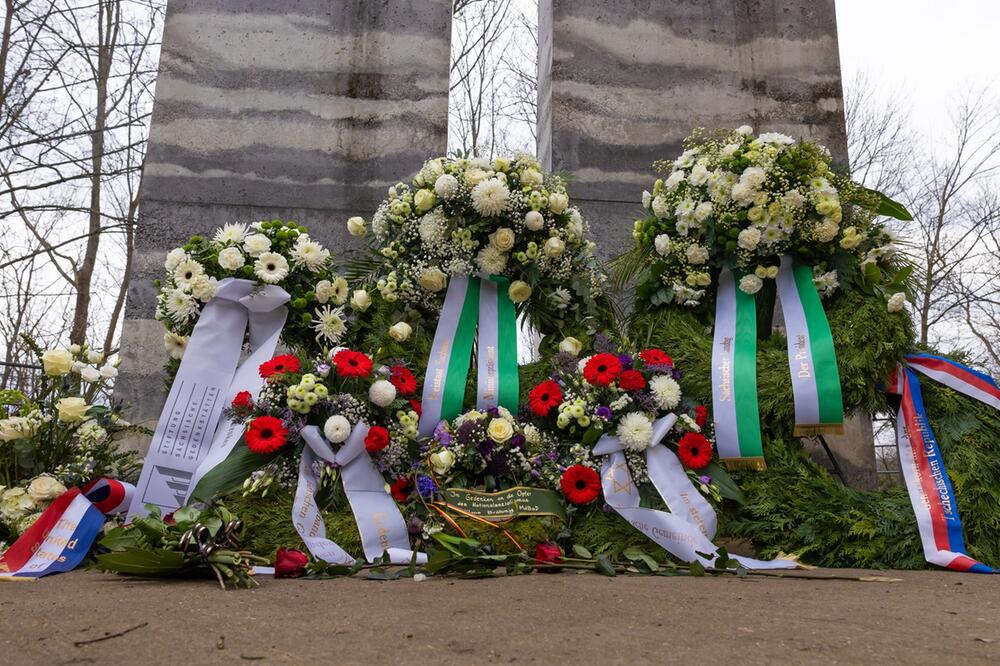 Vor 80. Jahrestag der Befreiung von Auschwitz - Gedenken in Pirna