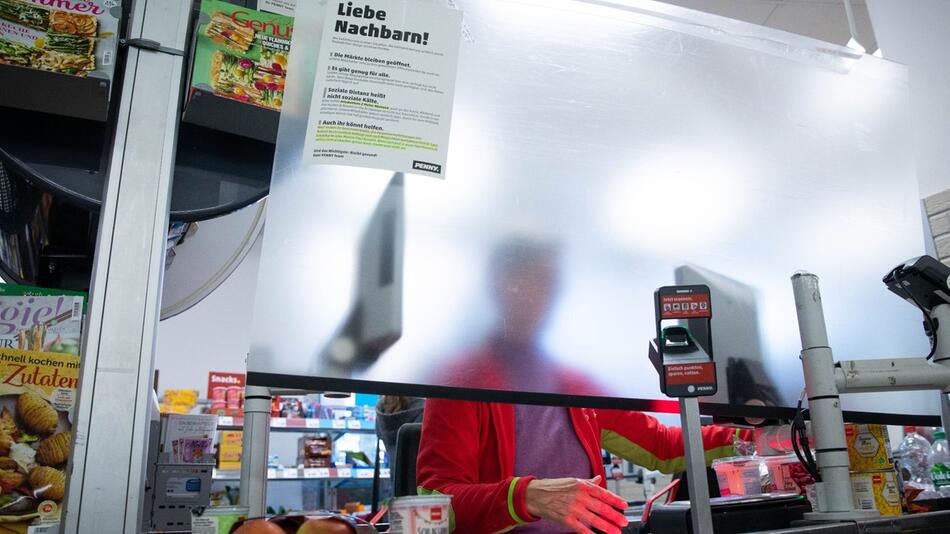 Arbeiten im Supermarkt