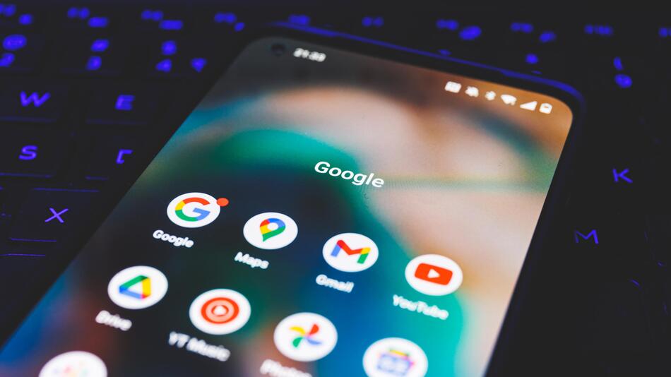 Google-Apps auf einem Smartphone