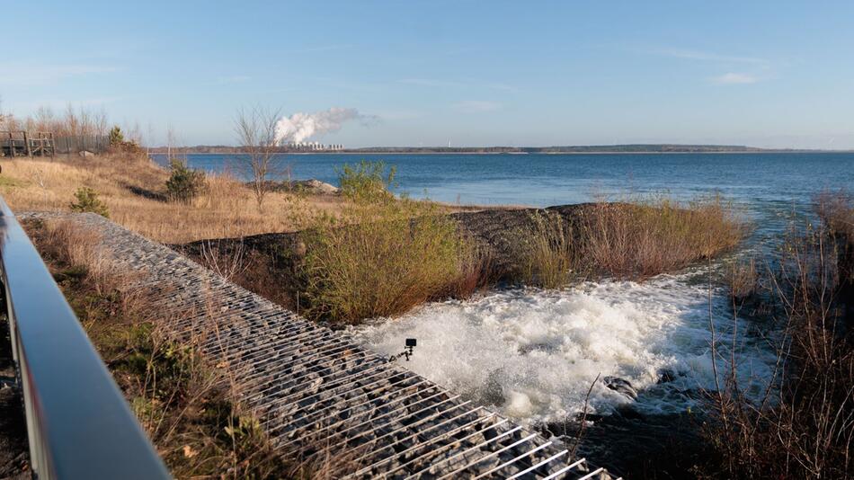 "Zielwasserstand" am Cottbuser Ostsee