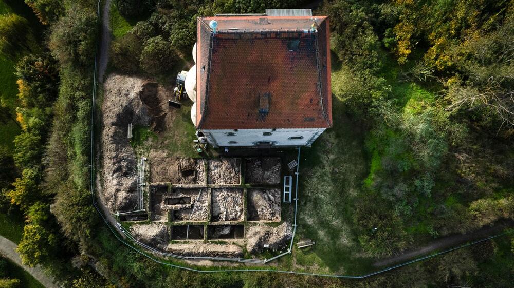 Archäologische Grabungen an der Doppelkapelle in Landsberg