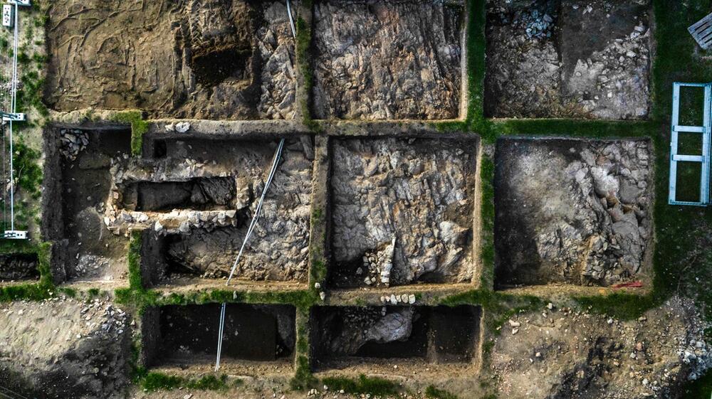 Archäologische Grabungen an der Doppelkapelle in Landsberg