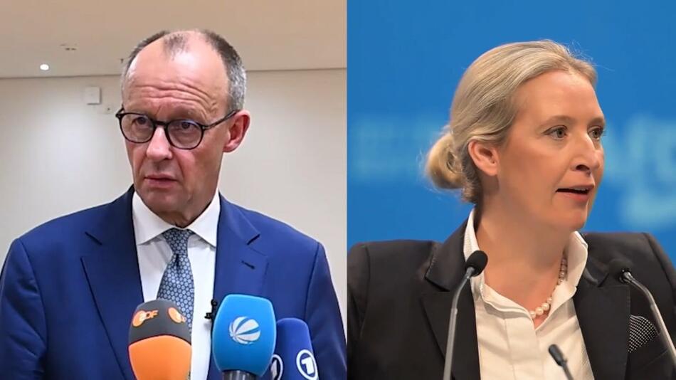 "Und dann fliegen die Fetzen": Merz wünscht sich TV-Duell mit Weidel