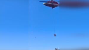 Hubschrauber holt Tier nach 70-Meter-Sturz aus Schlucht