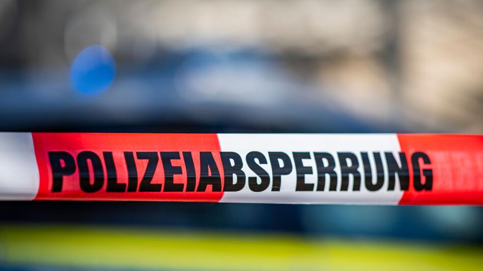 Absperrung der Polizei