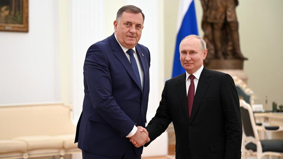 Milorad Dodik und Wladimir Putin
