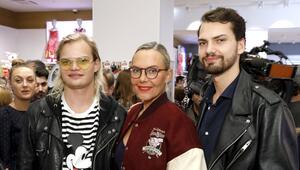 Natascha Ochsenknecht mit ihren Söhnen Wilson Gonzalez (l.) und Jimi Blue.