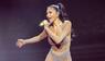 Nicole Scherzinger ließ sich trotz ihres Unfalls nicht vom Performen abhalten.