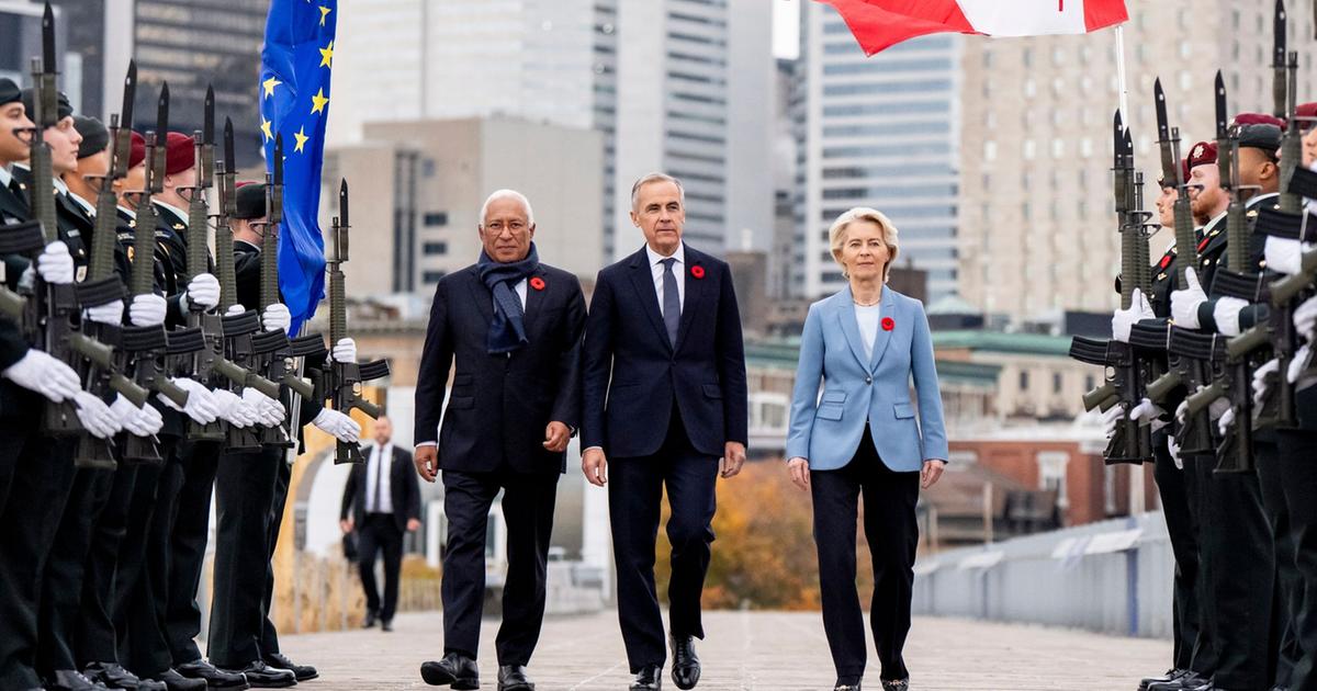 Image accompanying Neue Allianz gegen Trump? EU und Kanada schmieden Zukunftspakt, from WEB.DE