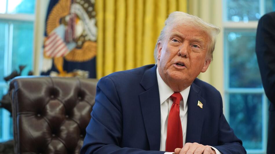 US-Präsident Trump im Oval Office