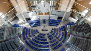 Die Sitze im Bundestag von oben