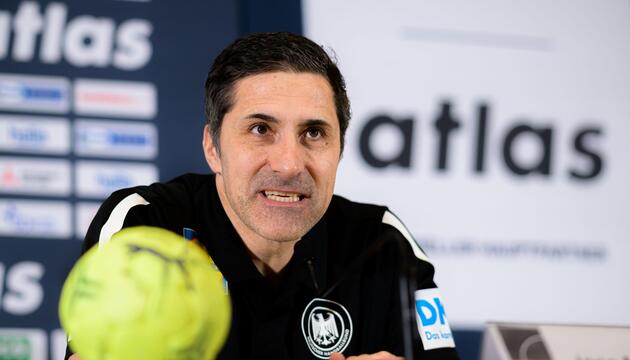 Pressekonferenz DHB Vorstand Sport Ingo Meckes