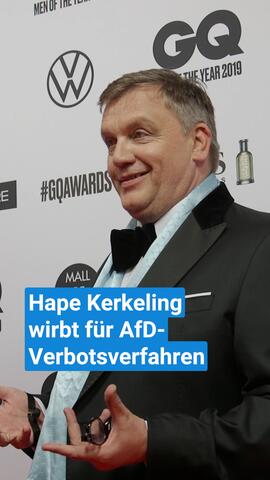 Hape Kerkeling wirbt für AfD-Verbotsverfahren