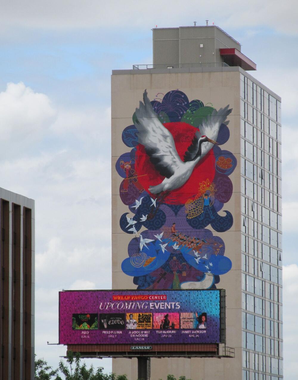 Mural "The Past supporting the Future" in Philadelphia