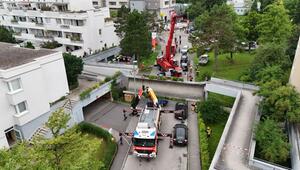 Linz - Fußgängerbrücke eingestürzt