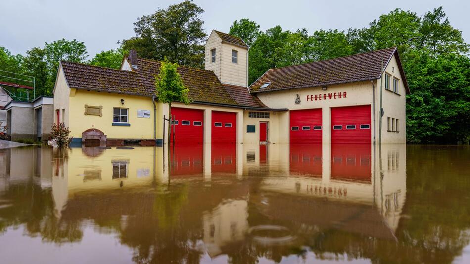 Hochwasser Saarland - Blieskastel