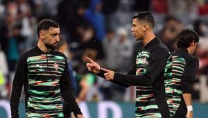 Bruno Fernandes und Cristiano Ronaldo