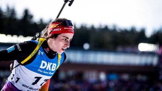 Vanessa Voigt nahm sich im vergangenen Sommer eine Biathlon-Pause