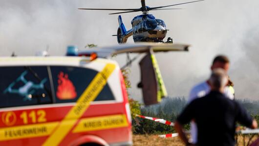 Waldbrand im Hürtgenwald