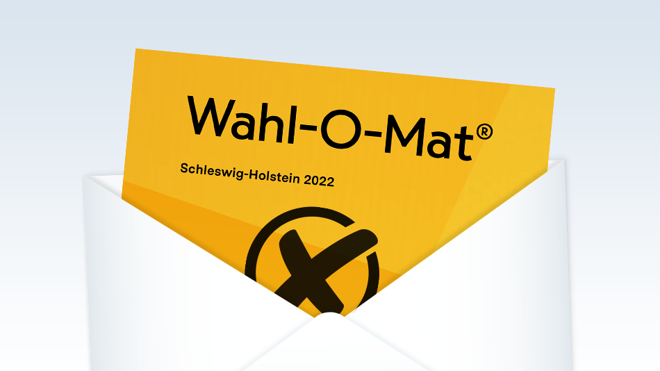 Wahl-O-Mat zur Schleswig-Holstein-Wahl am 8. Mai 2022.
