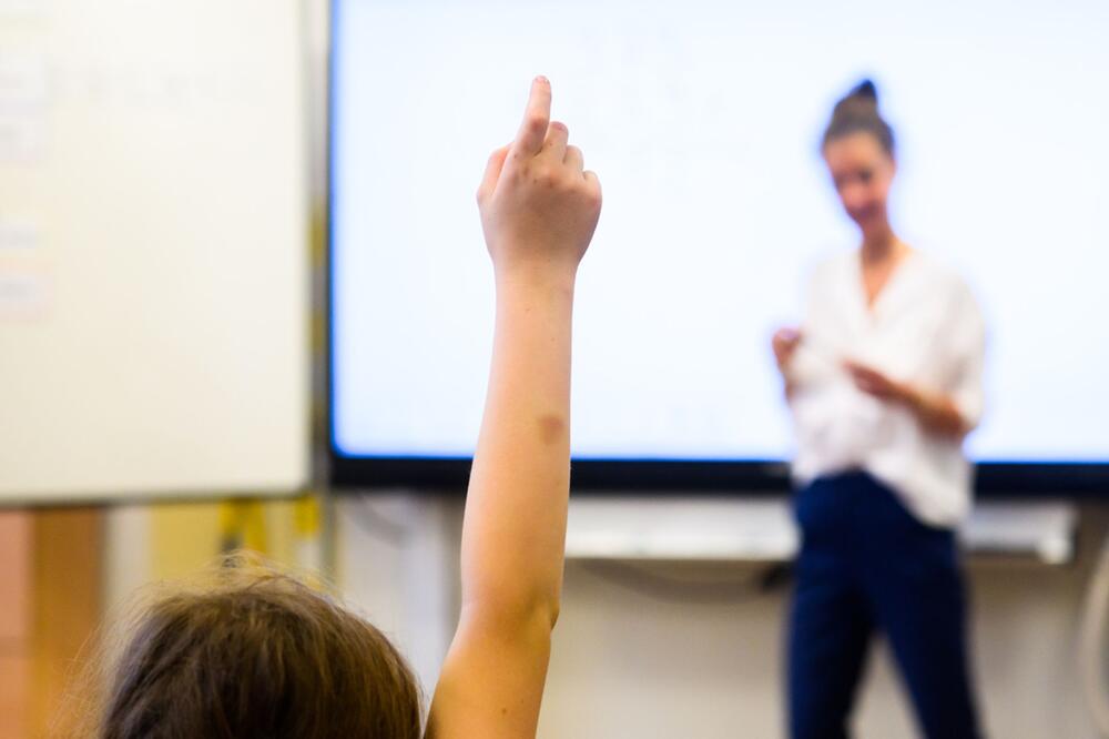 Unterricht in einer Grundschule