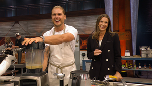 Rúrik Gíslason und Laura Wontorra