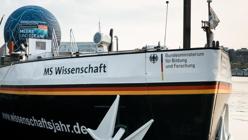 Die «MS Wissenschaft» unterwegs