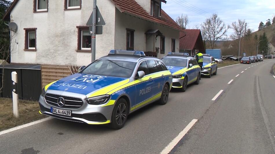 Polizeiautos in Bingen