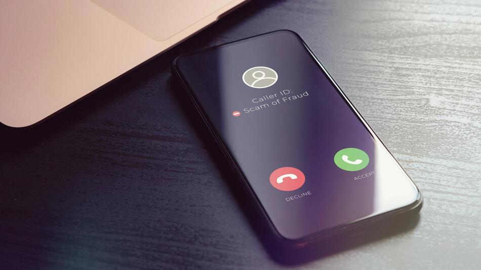 Spam-Anruf auf Smartphone