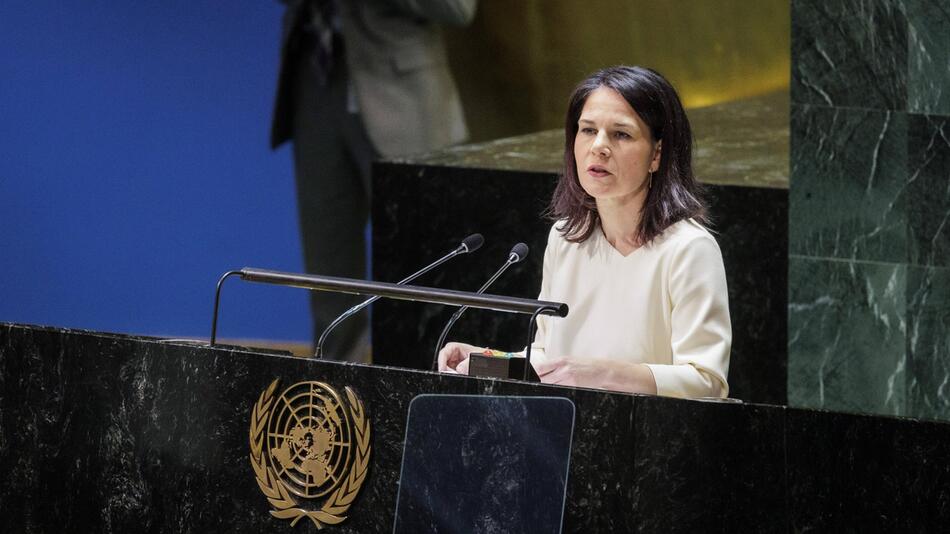 Annalena Baerbock bei der UN