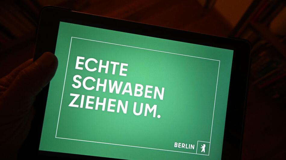 "Echte Schwaben ziehen um" - Berliner Image-Kampagne