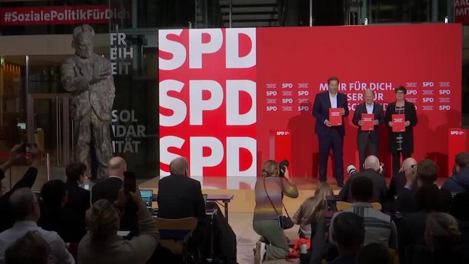 Investitionsturbo und Mindestlohnerhöhung - Das Wahlprogramm der SPD