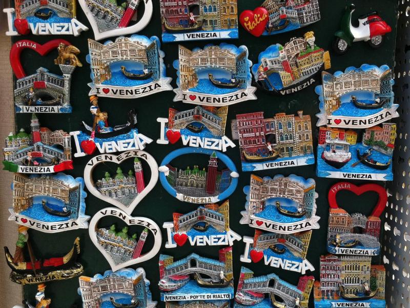 Souvenirstand in Venedig