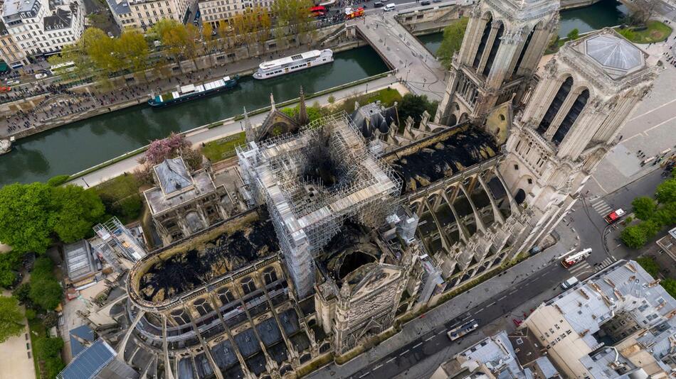 Zweiter Jahrestag der Brandkatastrophe von Notre-Dame