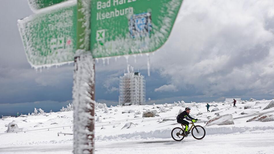 Schnee im Oberharz