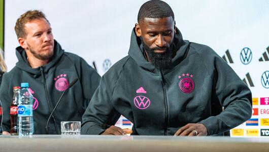 Julian Nagelsmann und Antonio Rüdiger