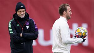 Harry Kane (r) und Thomas Tuchel (l)