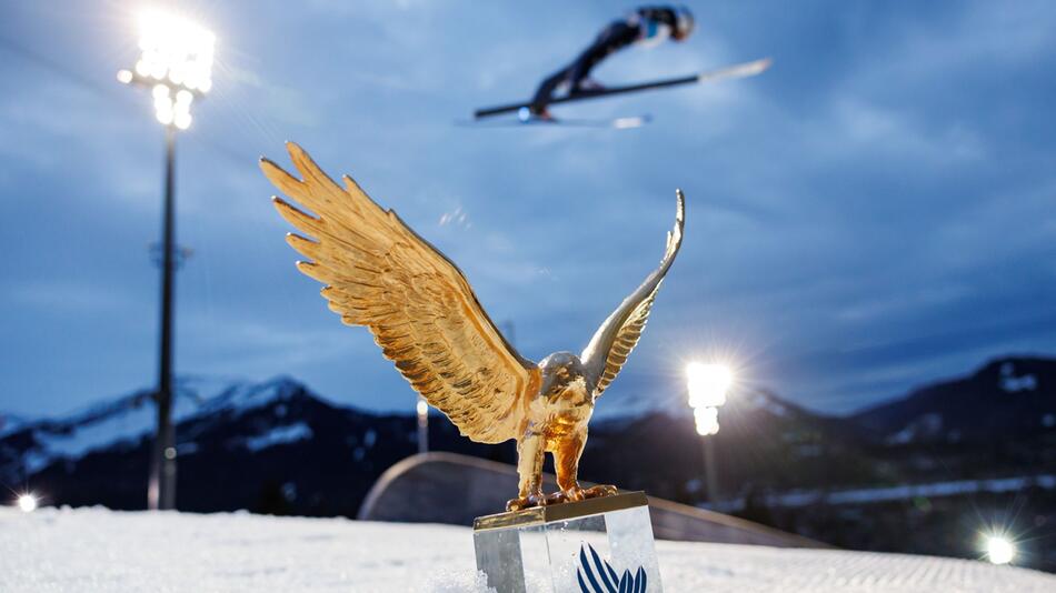 Der goldene Adler für den Sieger der Vierschanzentournee