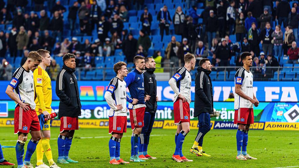 Enttäuschung beim HSV.