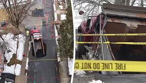 Straße verschluckt Lkw: Senklöcher sorgen in New Jersey für Panik