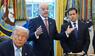 Gianni Infantino (m.) soll telefonisch mit US-Außenminister Marco Rubio (r.) 