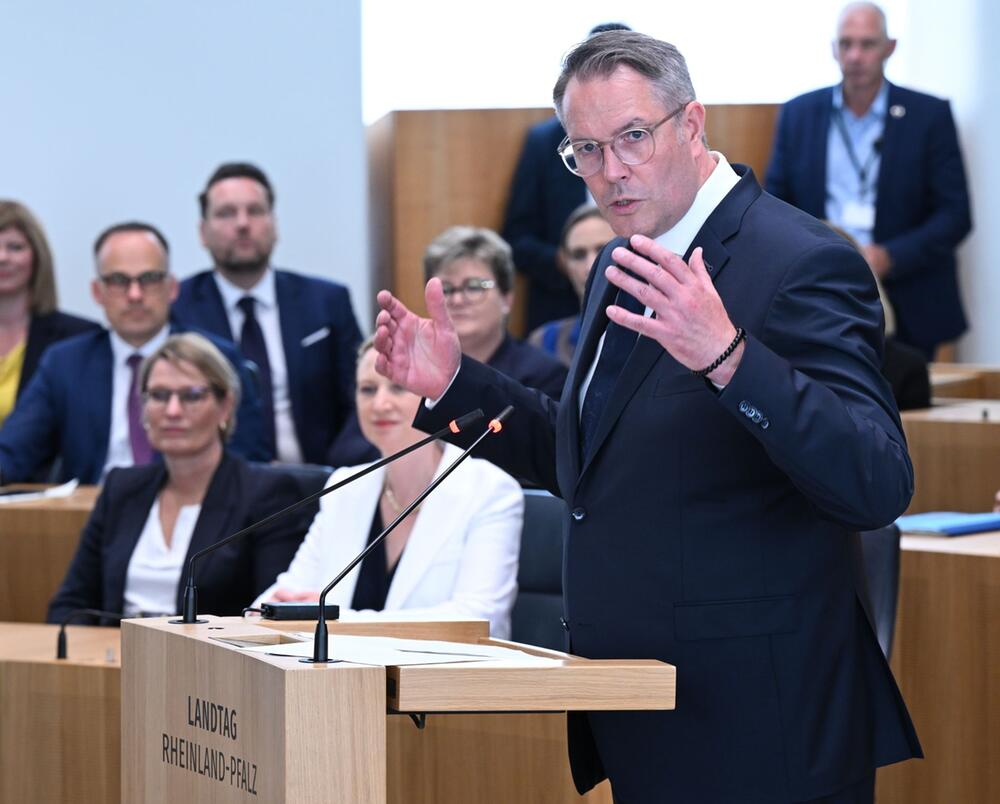 Der neue Ministerpräsident Alexander Schweitzer