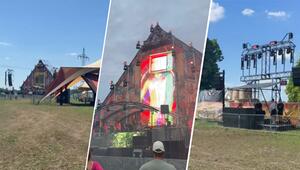 Collage: Fotos von Festival-Besuchern