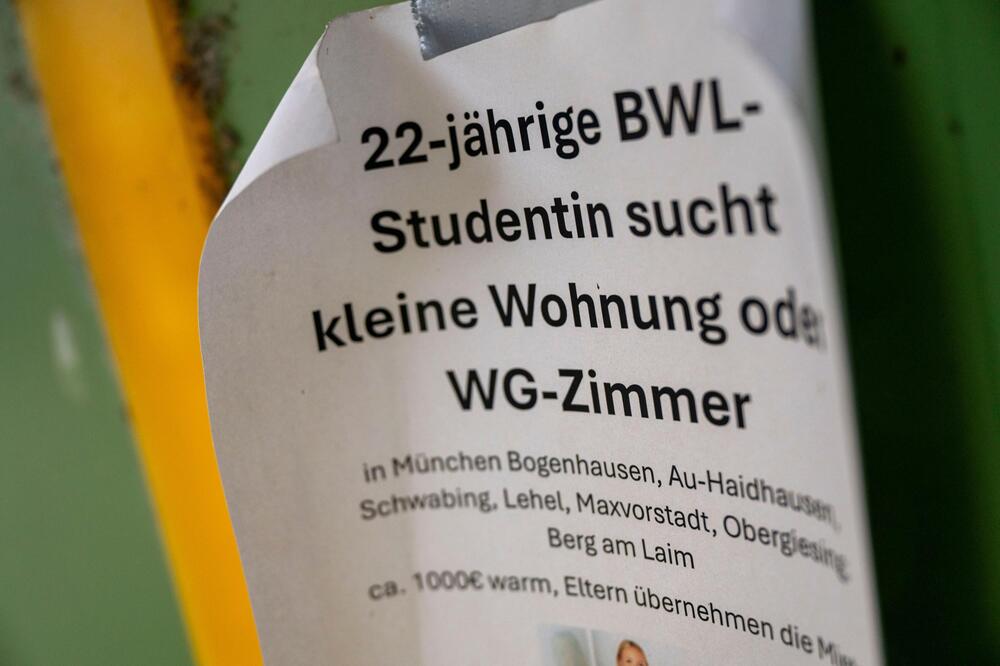 Immer noch eine beliebte Methode bei der Zimmersuche: der Wandzettel