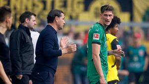 Gladbach-Trainer Gerardo Seoane und Tomas Cvancara.