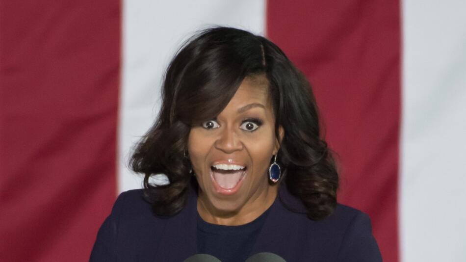 Michelle Obama hat Grund zur Freude.