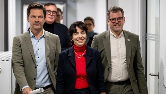 Pressekonferenz zu Sondierungsgesprächen Berlin