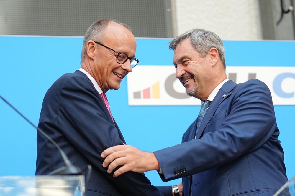 Pressekonferenz zu Kanzlerkandidatur-Frage der Union