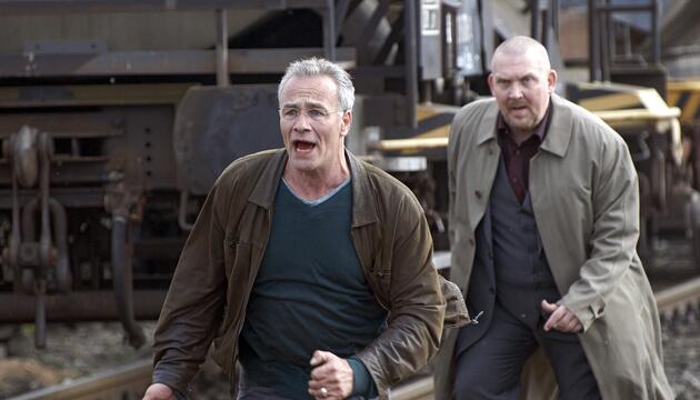 Max Ballauf (Klaus J. Behrendt, l) und Freddy Schenk (Dietmar Bär)